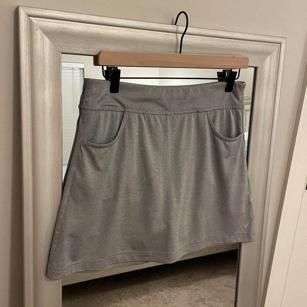 Callaway Women's Gray Golf Tennis Athletic Skort Size M